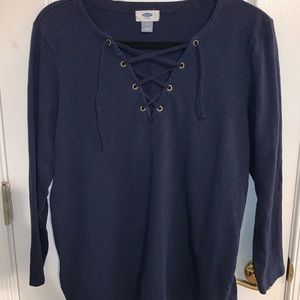 Criss Cross Front T Shirt